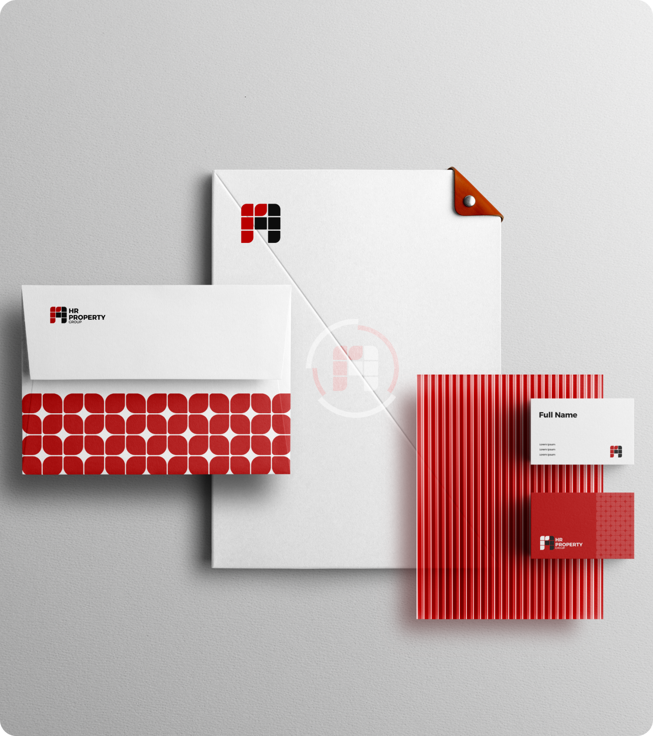 Logo branding design mockup for a real estate company based in Nigeria and the UK by Mozconcept